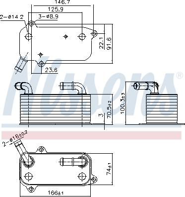 Nissens 91389 - Radiator racire ulei, cutie de viteze automata aaoparts.ro