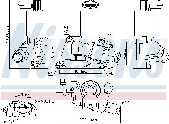 Nissens 98195 - Supapa EGR aaoparts.ro