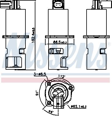 Nissens 98190 - Supapa EGR aaoparts.ro