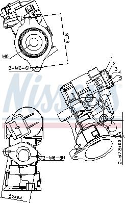 Nissens 98181 - Supapa EGR aaoparts.ro