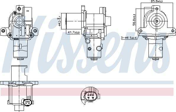 Nissens 98183 - Supapa EGR aaoparts.ro