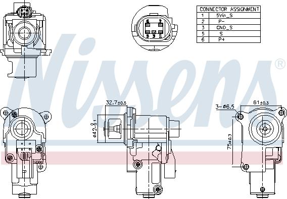 Nissens 98174 - Supapa EGR aaoparts.ro