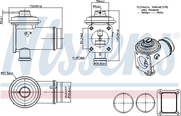 Nissens 98352 - Supapa EGR aaoparts.ro