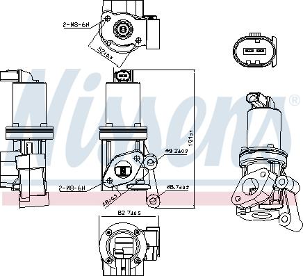 Nissens 98311 - Supapa EGR aaoparts.ro