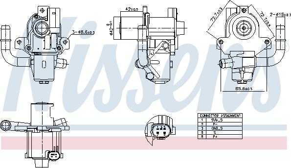 Nissens 98264 - Supapa EGR aaoparts.ro