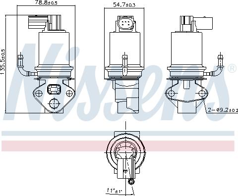 Nissens 98201 - Supapa EGR aaoparts.ro