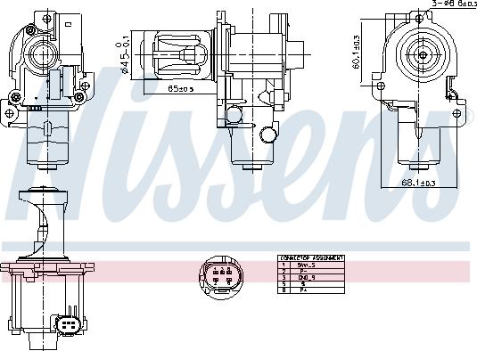 Nissens 98216 - Supapa EGR aaoparts.ro