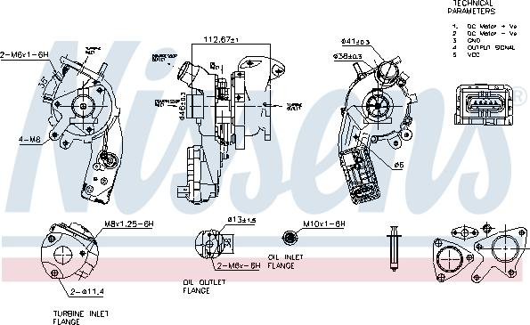 Nissens 93496 - Compresor,sistem de supraalimentare aaoparts.ro