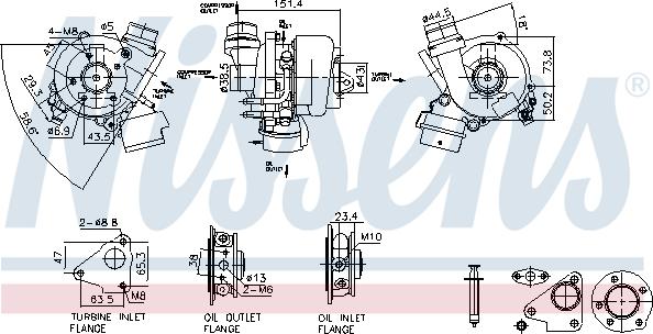 Nissens 93448 - Compresor,sistem de supraalimentare aaoparts.ro