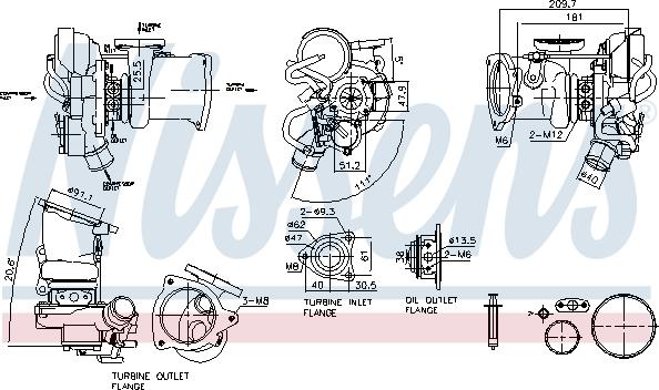 Nissens 93451 - Compresor,sistem de supraalimentare aaoparts.ro