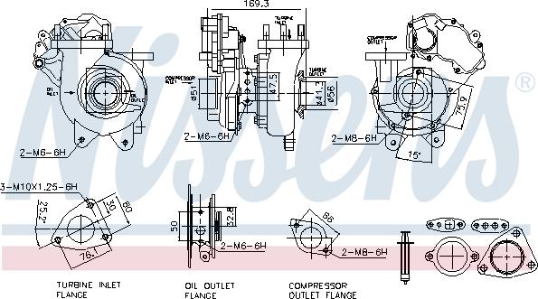 Nissens 93469 - Compresor,sistem de supraalimentare aaoparts.ro