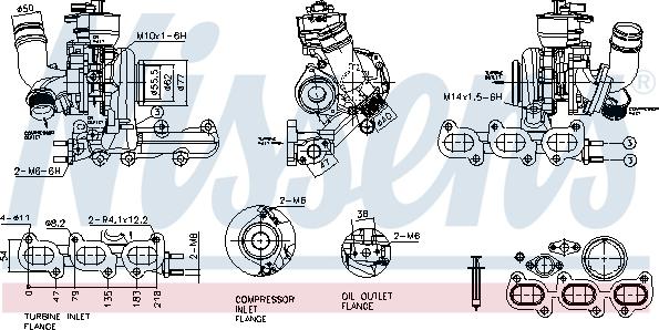 Nissens 93466 - Compresor,sistem de supraalimentare aaoparts.ro