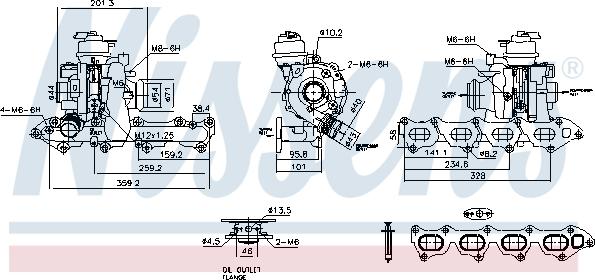 Nissens 93460 - Compresor,sistem de supraalimentare aaoparts.ro