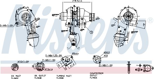 Nissens 93416 - Compresor,sistem de supraalimentare aaoparts.ro