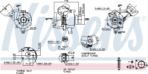 Nissens 93481 - Compresor,sistem de supraalimentare aaoparts.ro