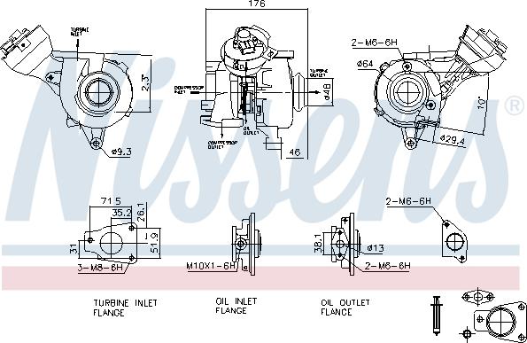 Nissens 93482 - Compresor,sistem de supraalimentare aaoparts.ro