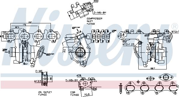 Nissens 93487 - Compresor,sistem de supraalimentare aaoparts.ro