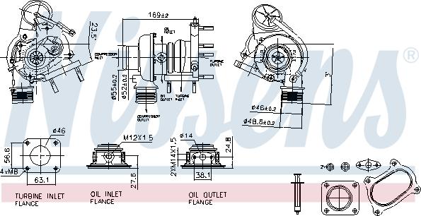 Nissens 93424 - Compresor,sistem de supraalimentare aaoparts.ro