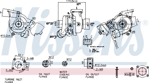 Nissens 93428 - Compresor,sistem de supraalimentare aaoparts.ro