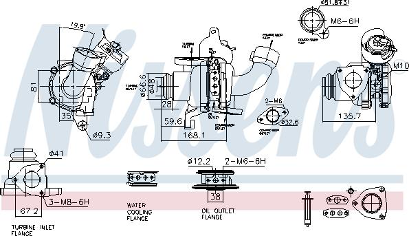 Nissens 93422 - Compresor,sistem de supraalimentare aaoparts.ro