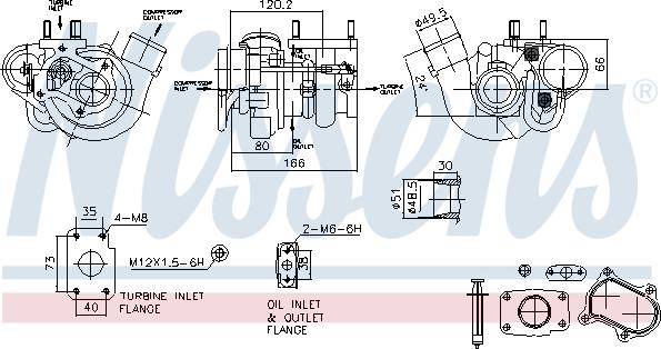 Nissens 93473 - Compresor,sistem de supraalimentare aaoparts.ro