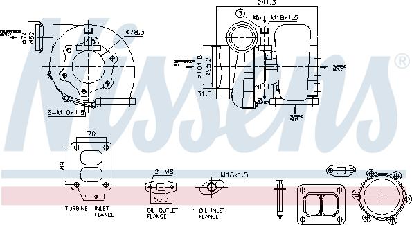 Nissens 93598 - Compresor,sistem de supraalimentare aaoparts.ro