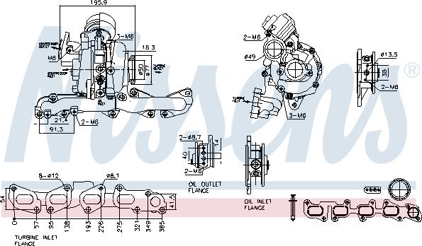 Nissens 93506 - Compresor,sistem de supraalimentare aaoparts.ro