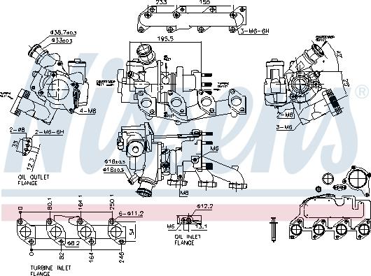 Nissens 93500 - Compresor,sistem de supraalimentare aaoparts.ro