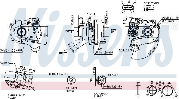 Nissens 93501 - Compresor,sistem de supraalimentare aaoparts.ro