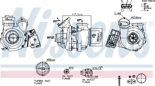 Nissens 93503 - Compresor,sistem de supraalimentare aaoparts.ro