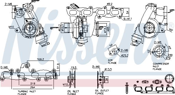 Nissens 93515 - Compresor,sistem de supraalimentare aaoparts.ro