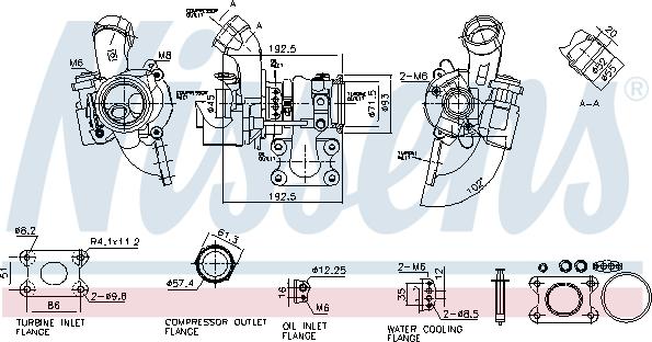 Nissens 93587 - Compresor,sistem de supraalimentare aaoparts.ro