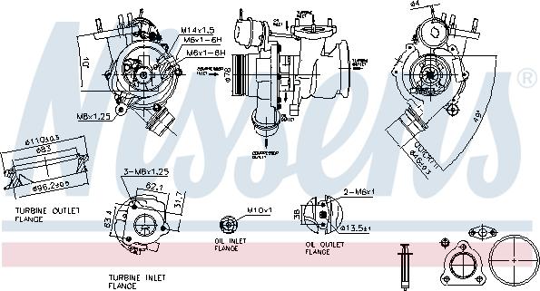 Nissens 93526 - Compresor,sistem de supraalimentare aaoparts.ro