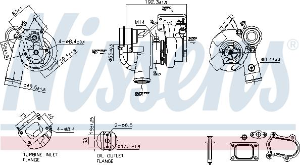 Nissens 93528 - Compresor,sistem de supraalimentare aaoparts.ro