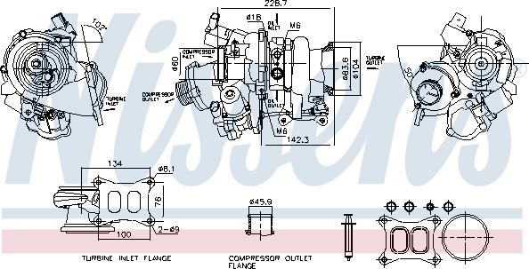 Nissens 93632 - Compresor,sistem de supraalimentare aaoparts.ro