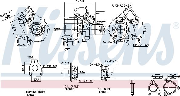 Nissens 93627 - Compresor,sistem de supraalimentare aaoparts.ro