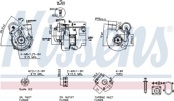 Nissens 93041 - Compresor,sistem de supraalimentare aaoparts.ro