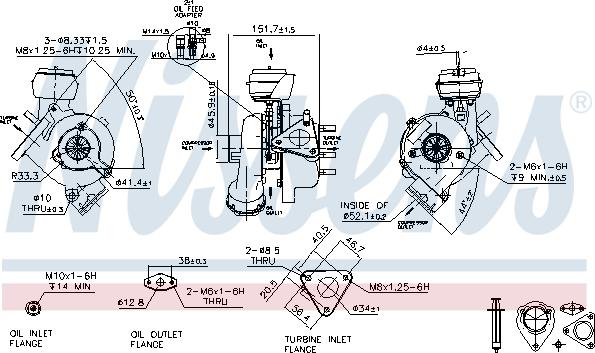 Nissens 93043 - Compresor,sistem de supraalimentare aaoparts.ro