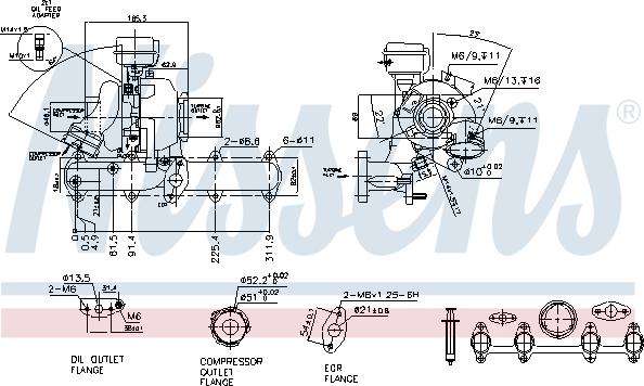 Nissens 93068 - Compresor,sistem de supraalimentare aaoparts.ro