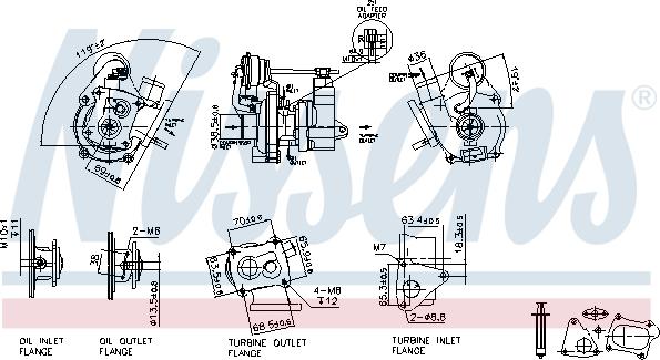 Nissens 93087 - Compresor,sistem de supraalimentare aaoparts.ro