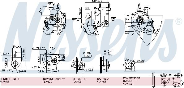 Nissens 93030 - Compresor,sistem de supraalimentare aaoparts.ro