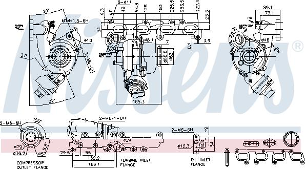 Nissens 93076 - Compresor,sistem de supraalimentare aaoparts.ro