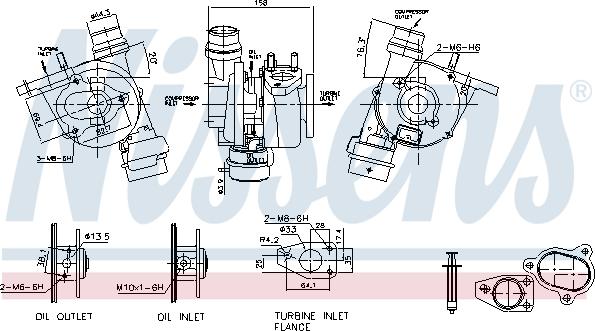 Nissens 93072 - Compresor,sistem de supraalimentare aaoparts.ro