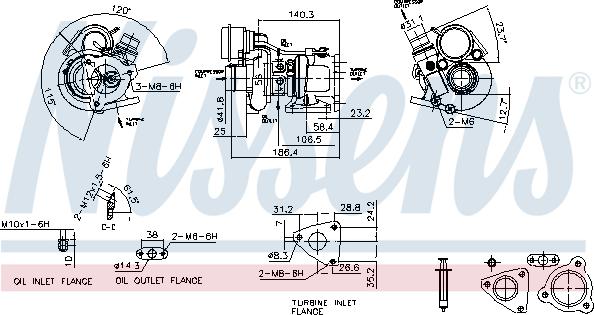 Nissens 93141 - Compresor,sistem de supraalimentare aaoparts.ro