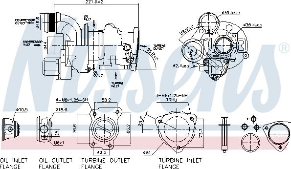 Nissens 93154 - Compresor,sistem de supraalimentare aaoparts.ro