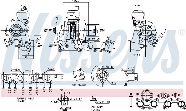 Nissens 93168 - Compresor,sistem de supraalimentare aaoparts.ro