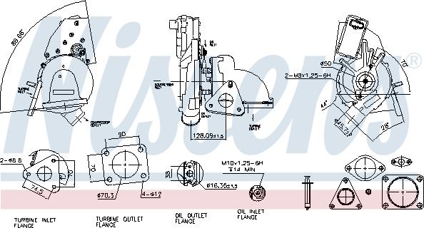 Nissens 93128 - Compresor,sistem de supraalimentare aaoparts.ro