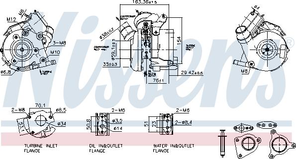 Nissens 93830 - Compresor,sistem de supraalimentare aaoparts.ro