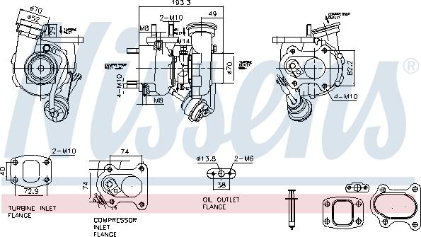 NISSENS 93829 - Compresor,sistem de supraalimentare aaoparts.ro