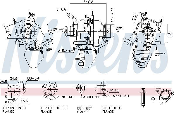 Nissens 93342 - Compresor,sistem de supraalimentare aaoparts.ro